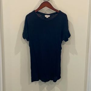 FRAME Black “Oversized-Style” T-Shirt